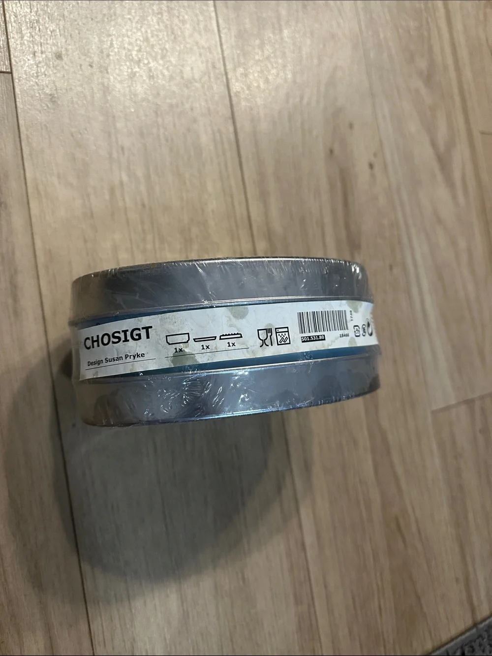 IKEA CHOSIGT Grater with Container & Lid -Blue Storage